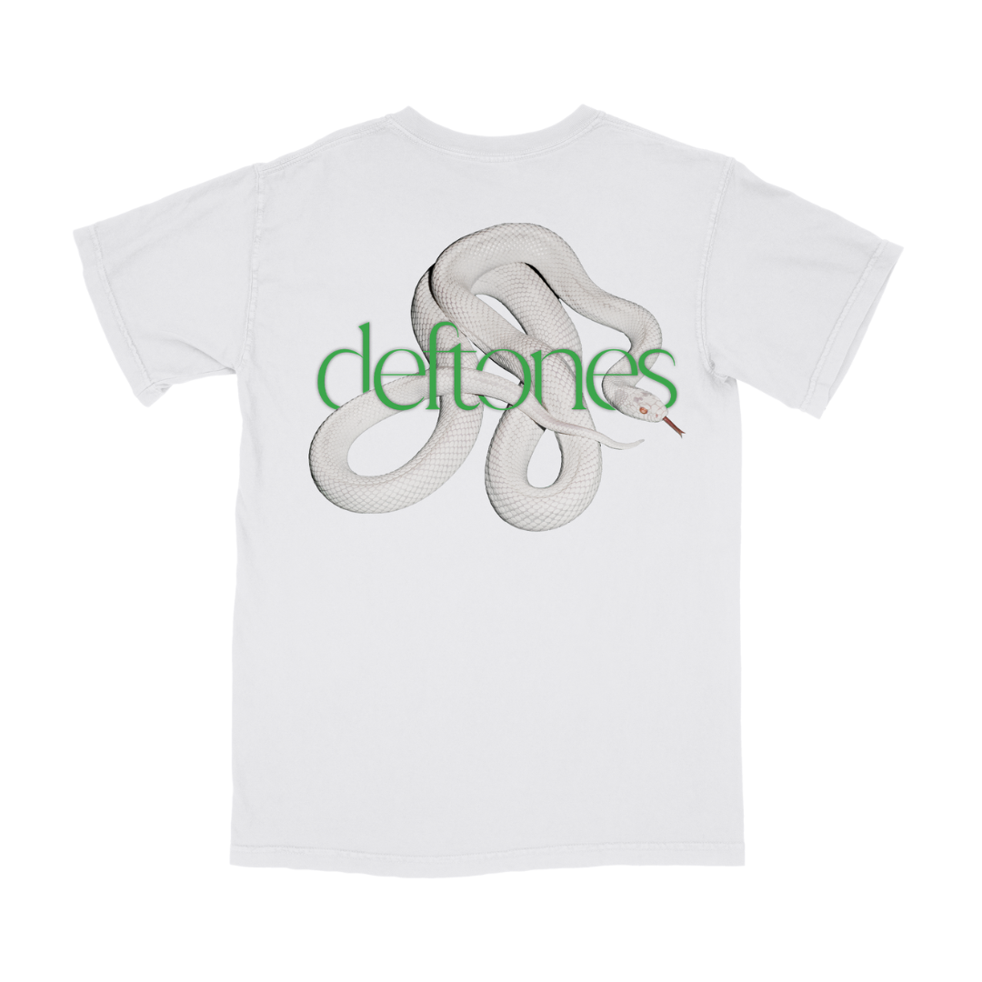 interlaced snake white t-shirt