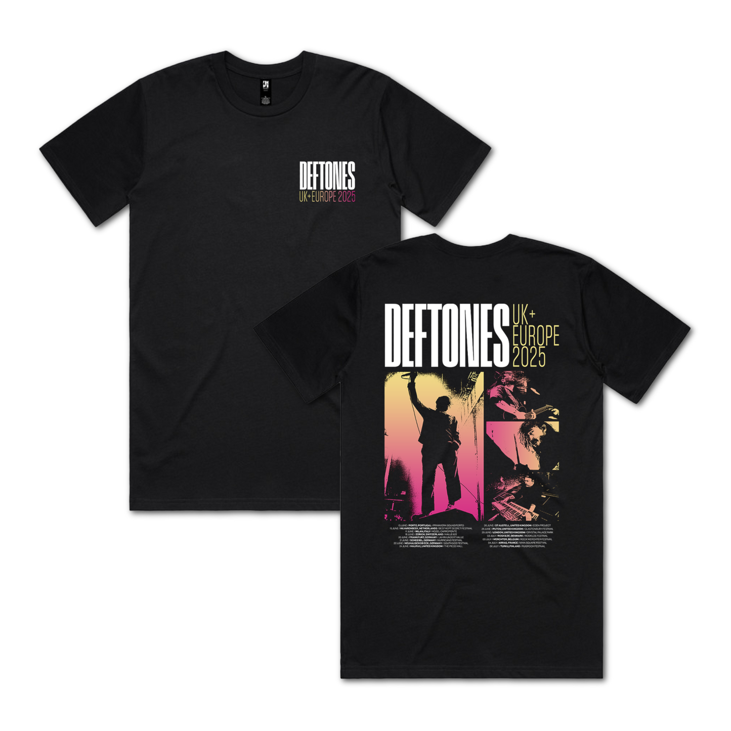 collage tour 2025 t-shirt