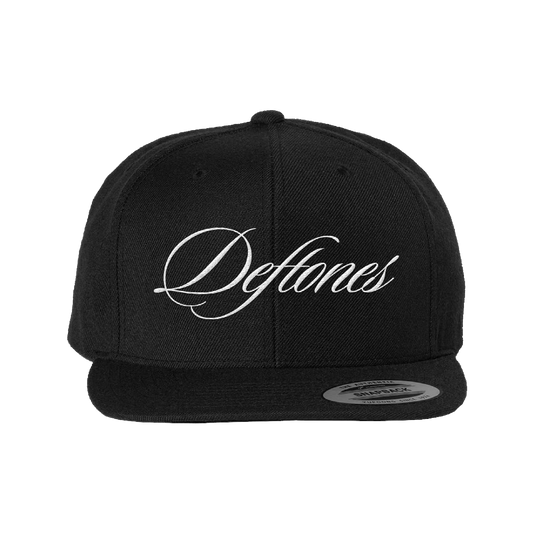 script logo snapback