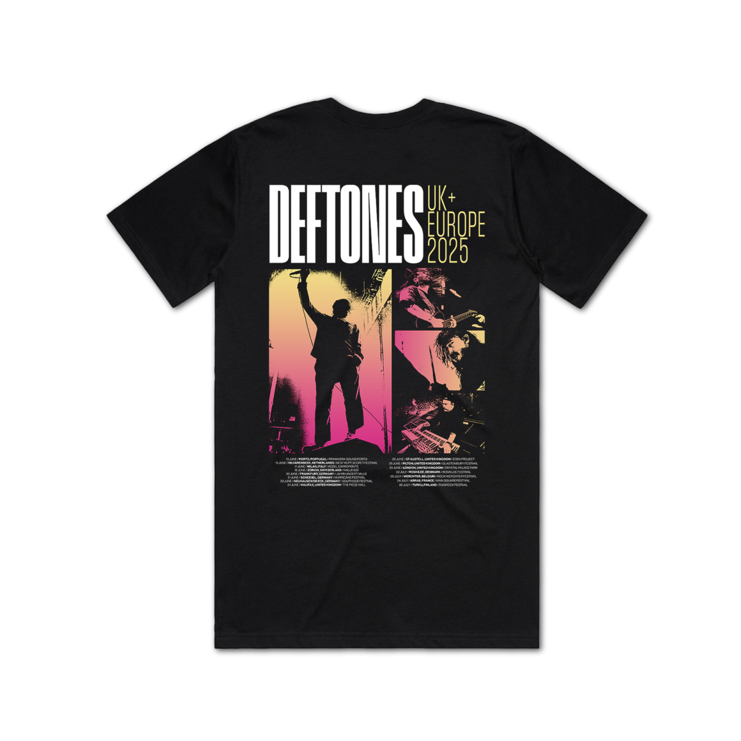 collage tour 2025 t-shirt