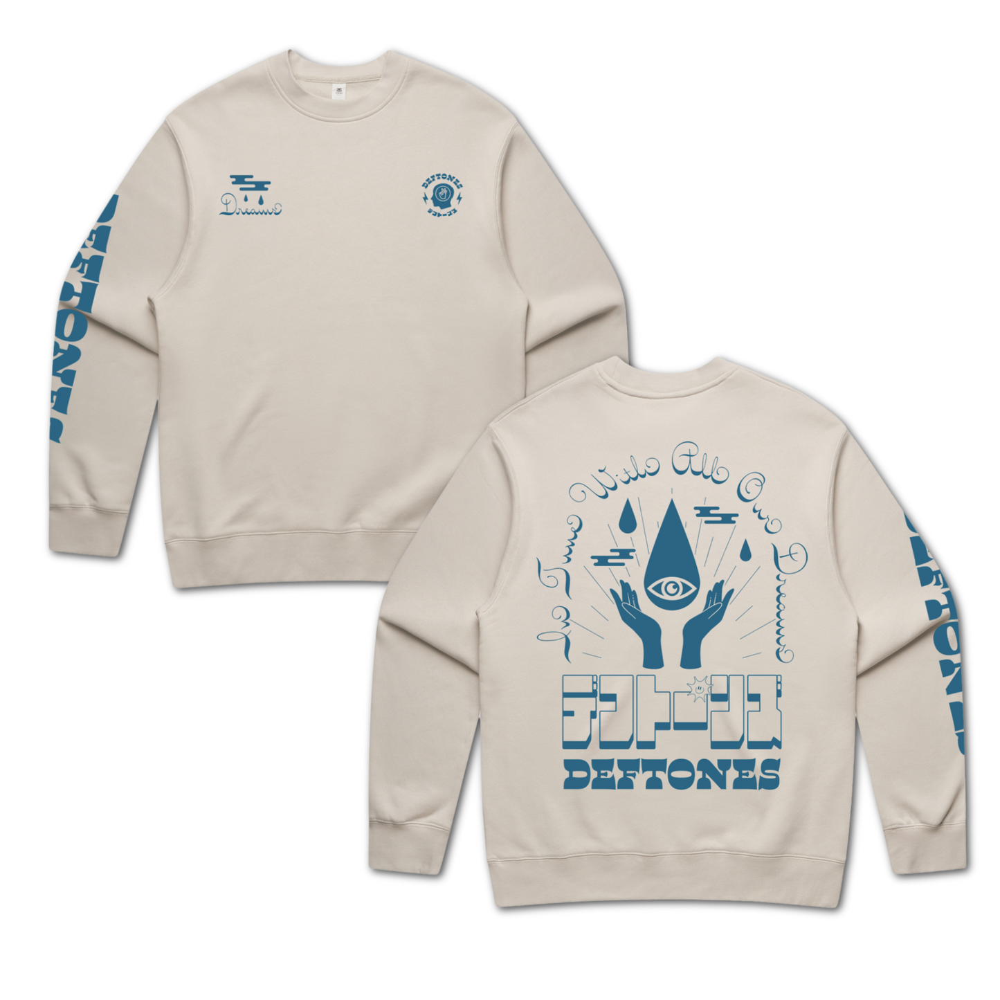 in tune ecru crewneck