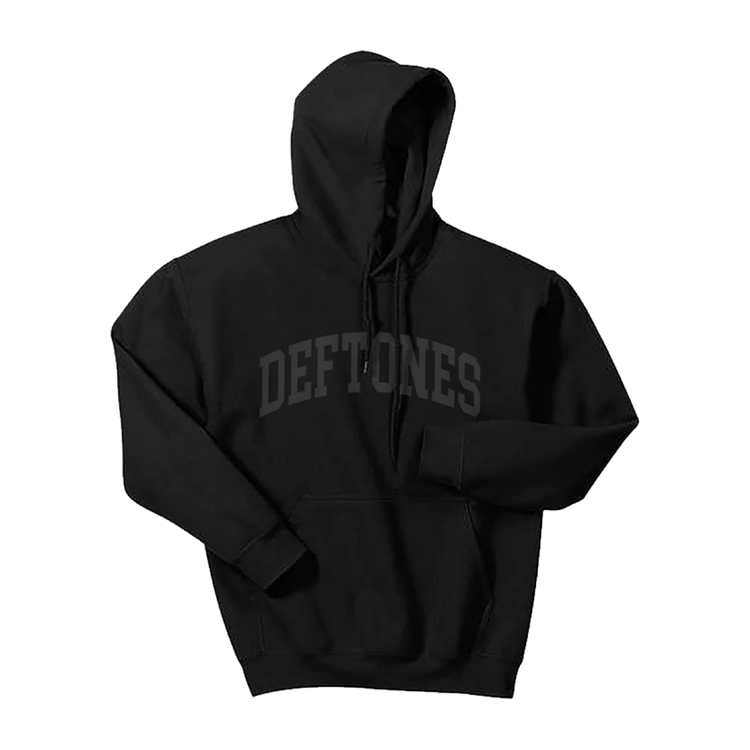 Black Dark Grey Colligate Logo Hoodie